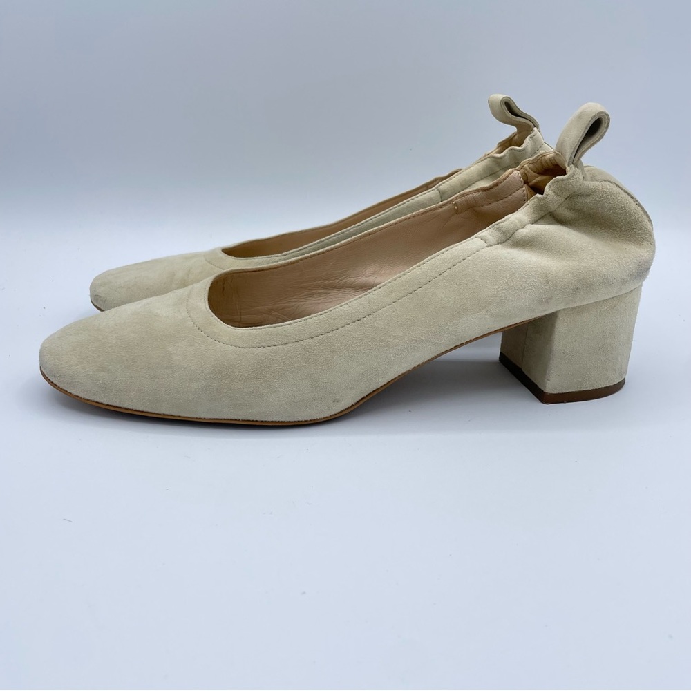 Everlane The Italian Suede Day Heel 9 Bone - Picture 6 of 16